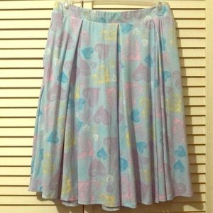 Lularoe Madison pleated XL Skirt with pockets